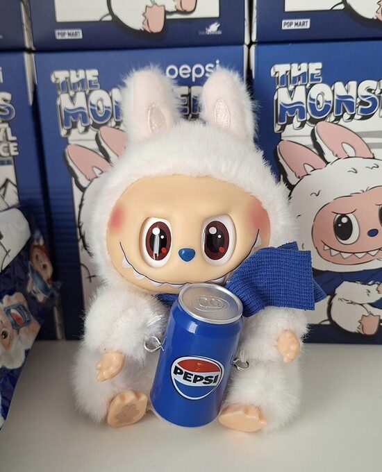 LABUBU stiliaus "Pepsi" kolekcijos slapta dėžutė